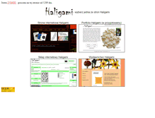 Tablet Screenshot of haligami.cmza.pl